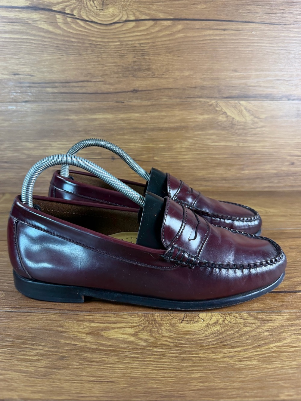 G.H.BASS Women's Weejuns Diane Size 8 Slip-On Leather Loafers